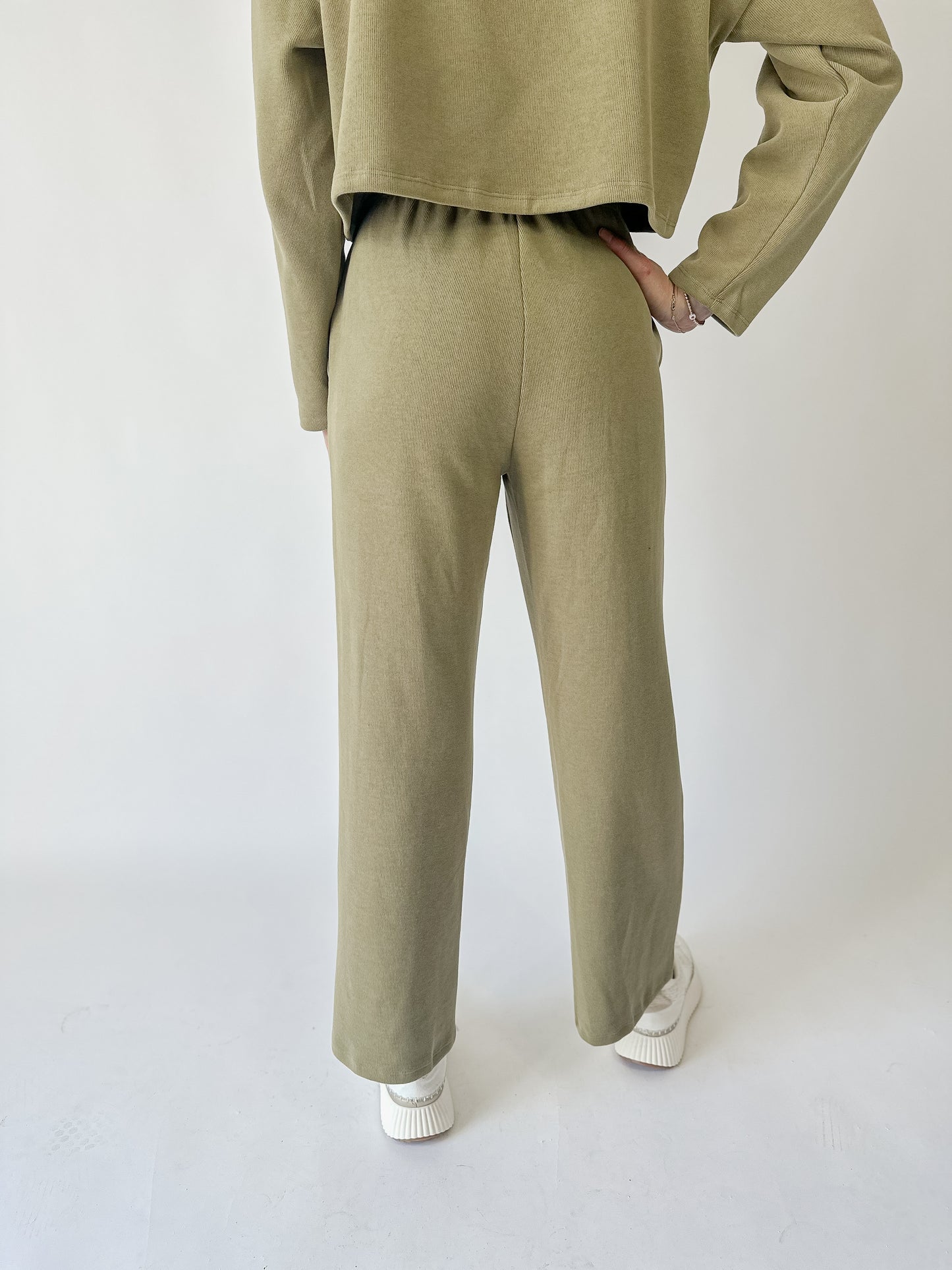 Sage Wide Leg Leisure Pants