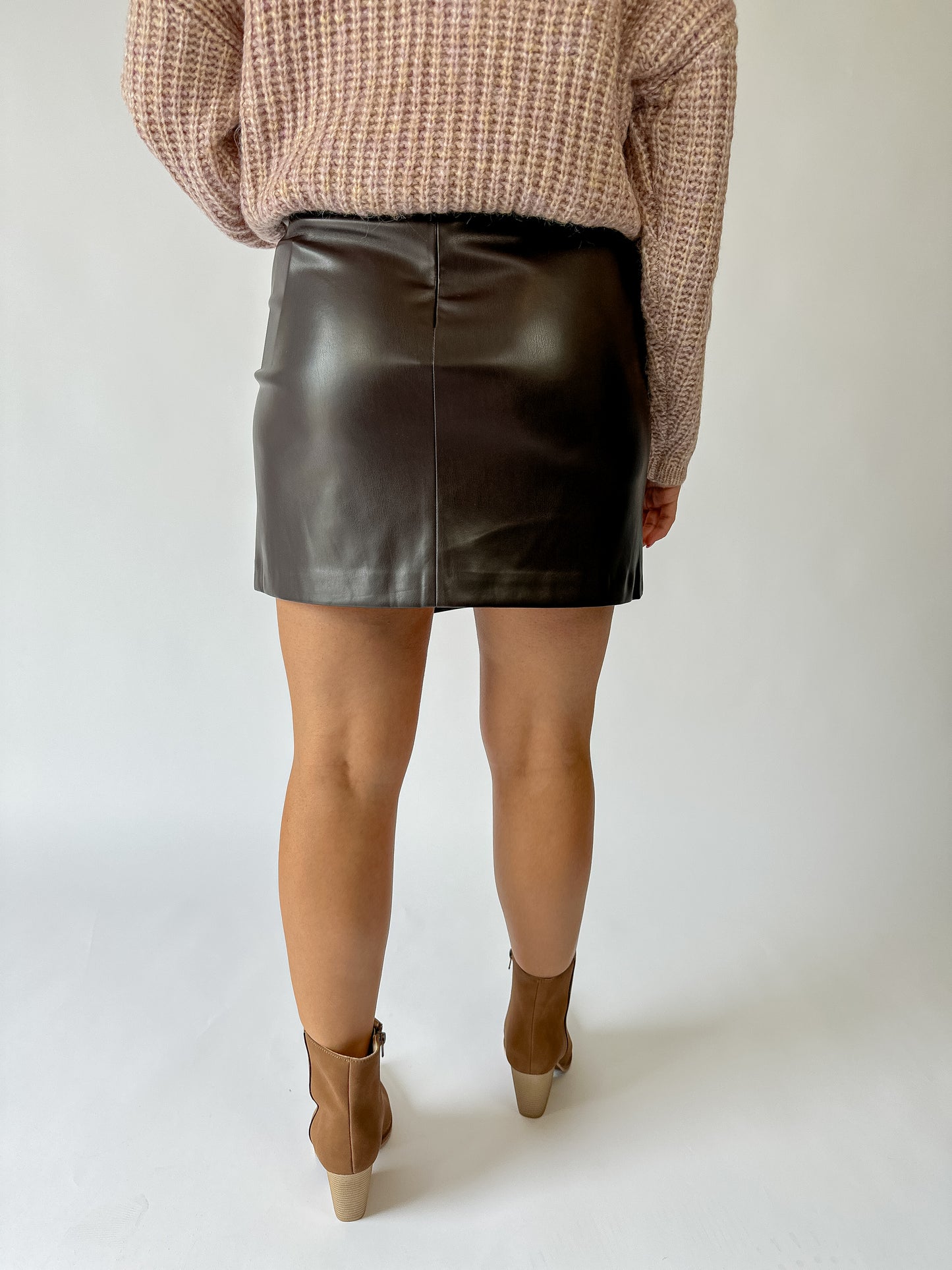 Paulina Faux Wrap Skirt