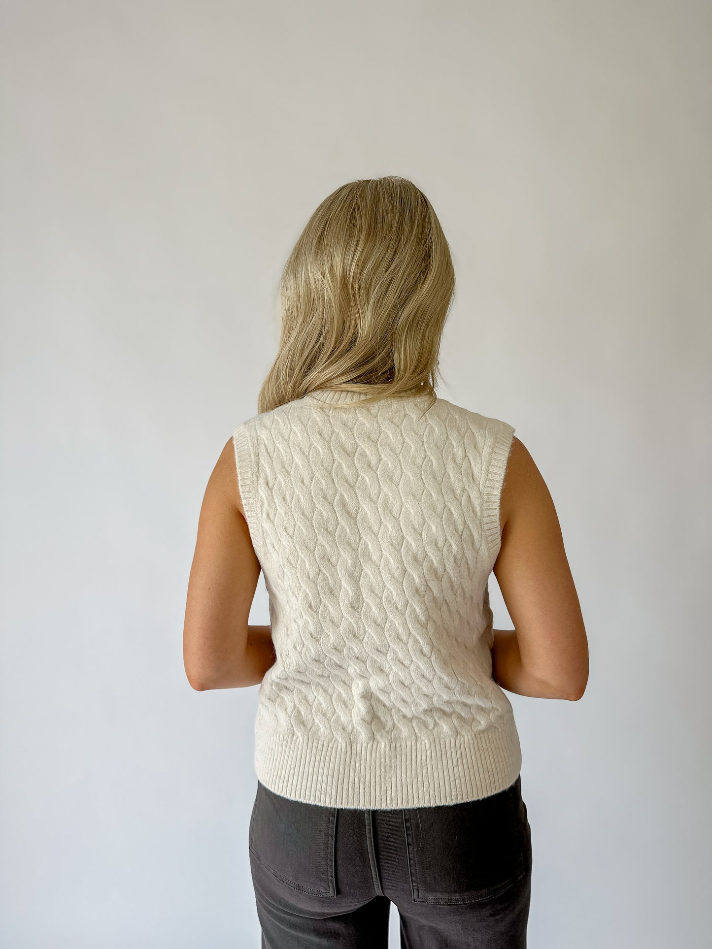 Estella Cable Knit Vest