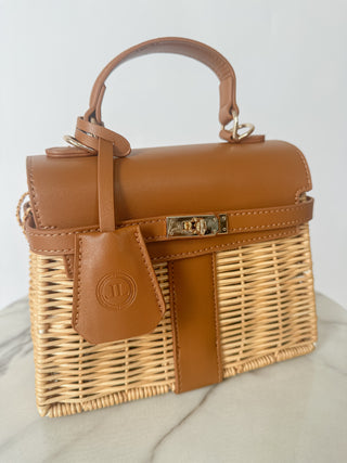 Celine Wicker Handbag