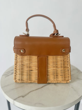 Celine Wicker Handbag