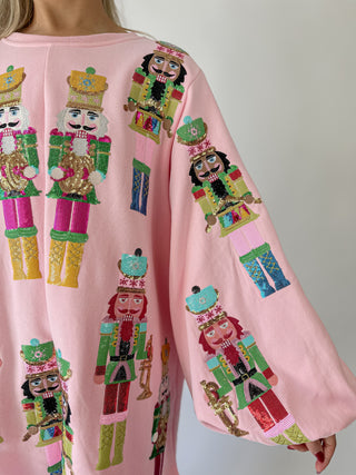 Queen of Sparkles Nutcracker Sweatshirt Dress