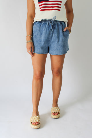 Long Vacay Chambray Shorts