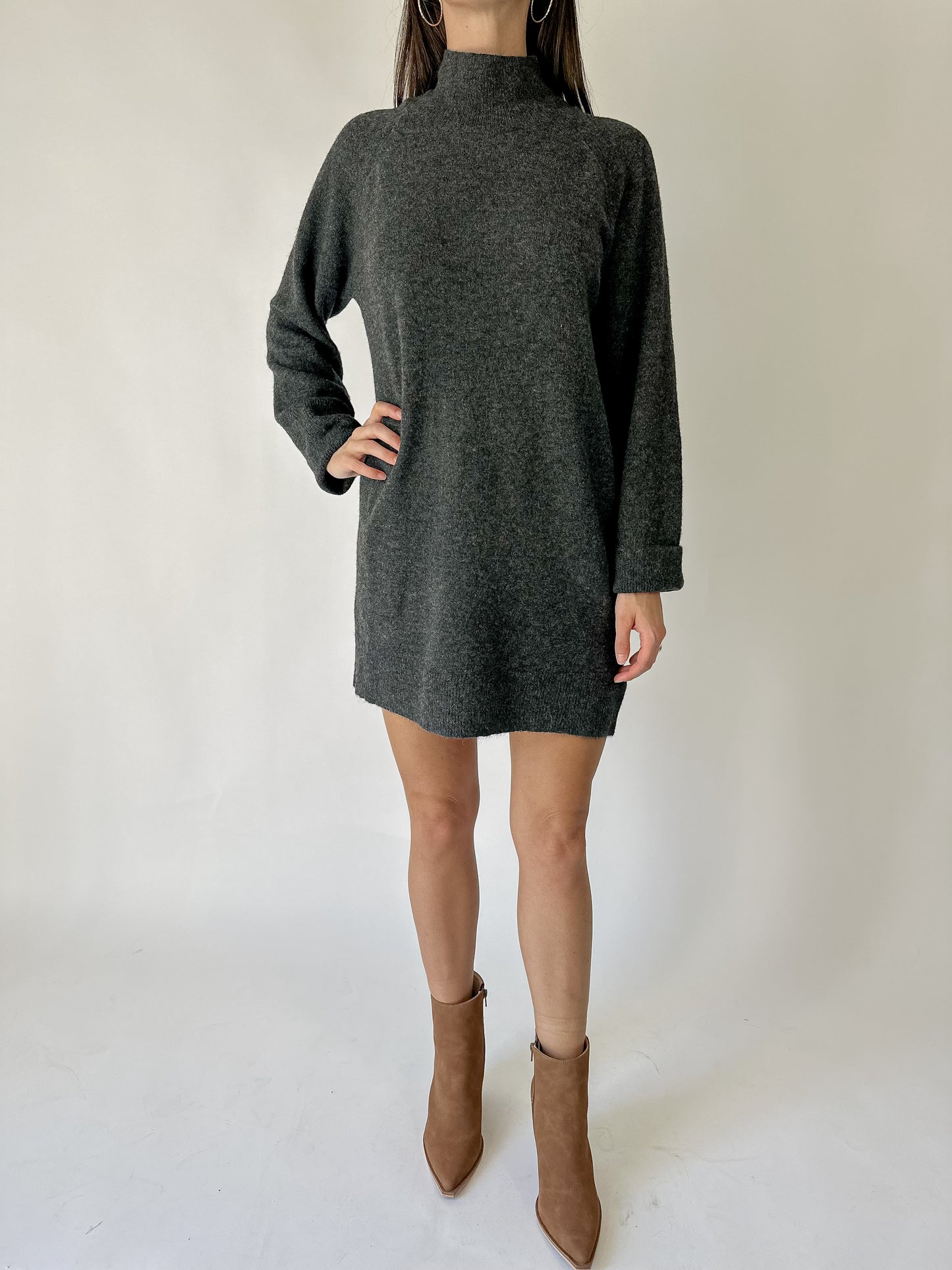 Kennedy High Neck Sweater Dress