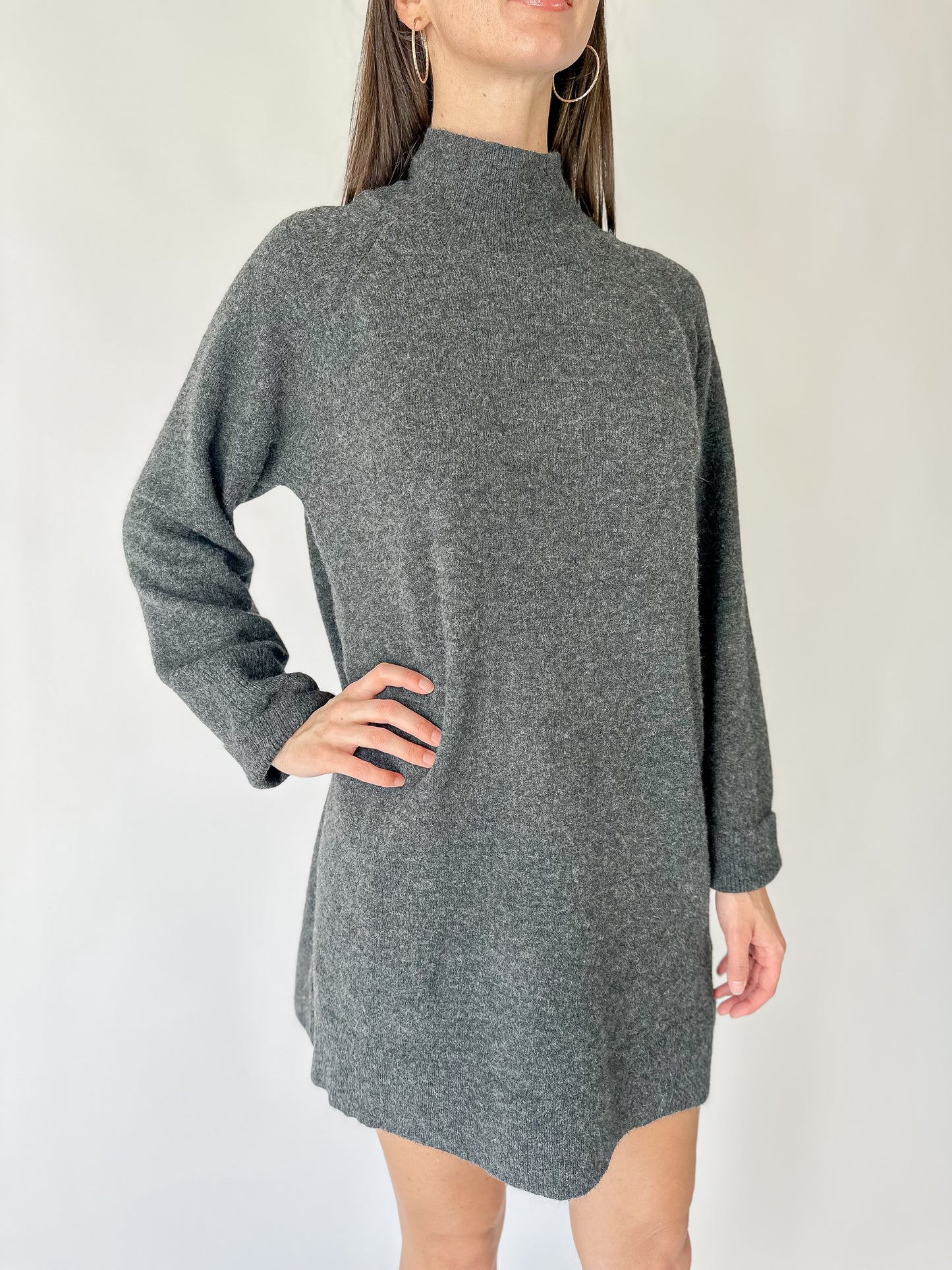 Kennedy High Neck Sweater Dress