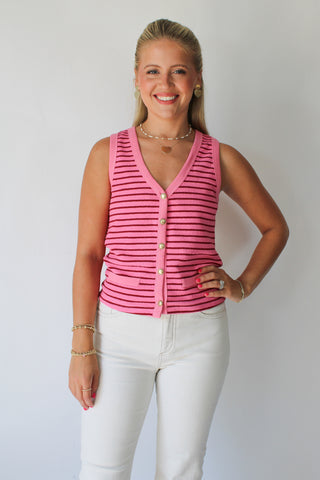 Eliza Striped Vest