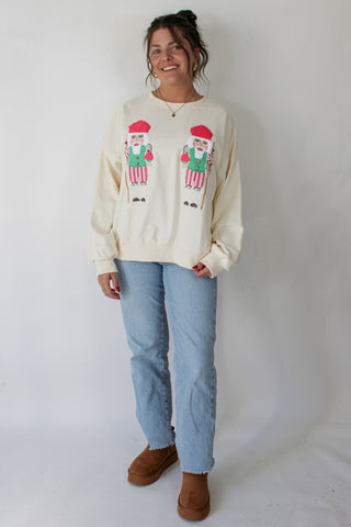 Peppermint Nutcracker Sweatshirt