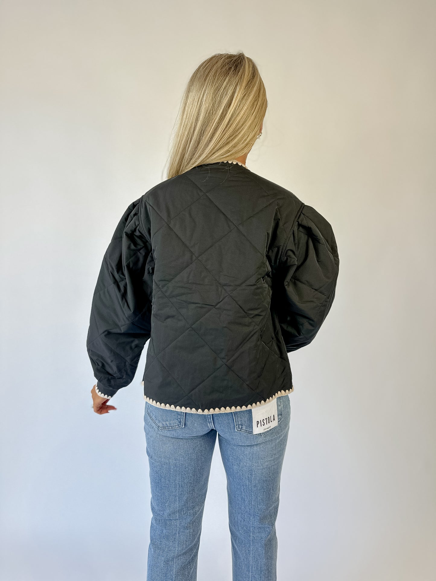 Brooklyn Whipstitch Quilted Jacket