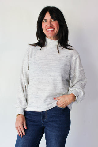 Another Day Mock Neck Pullover