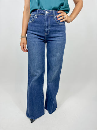 Fiona High Rise Wide Leg Denim - Borealis