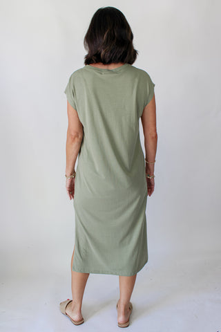 Alina Washed Midi Dress