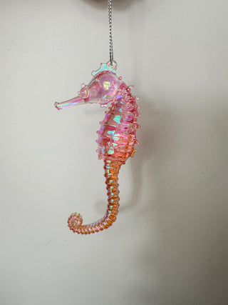 Irridescent Seahorse Ornament