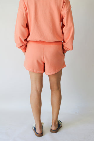 Greene Heathered Contrast Stitch Short