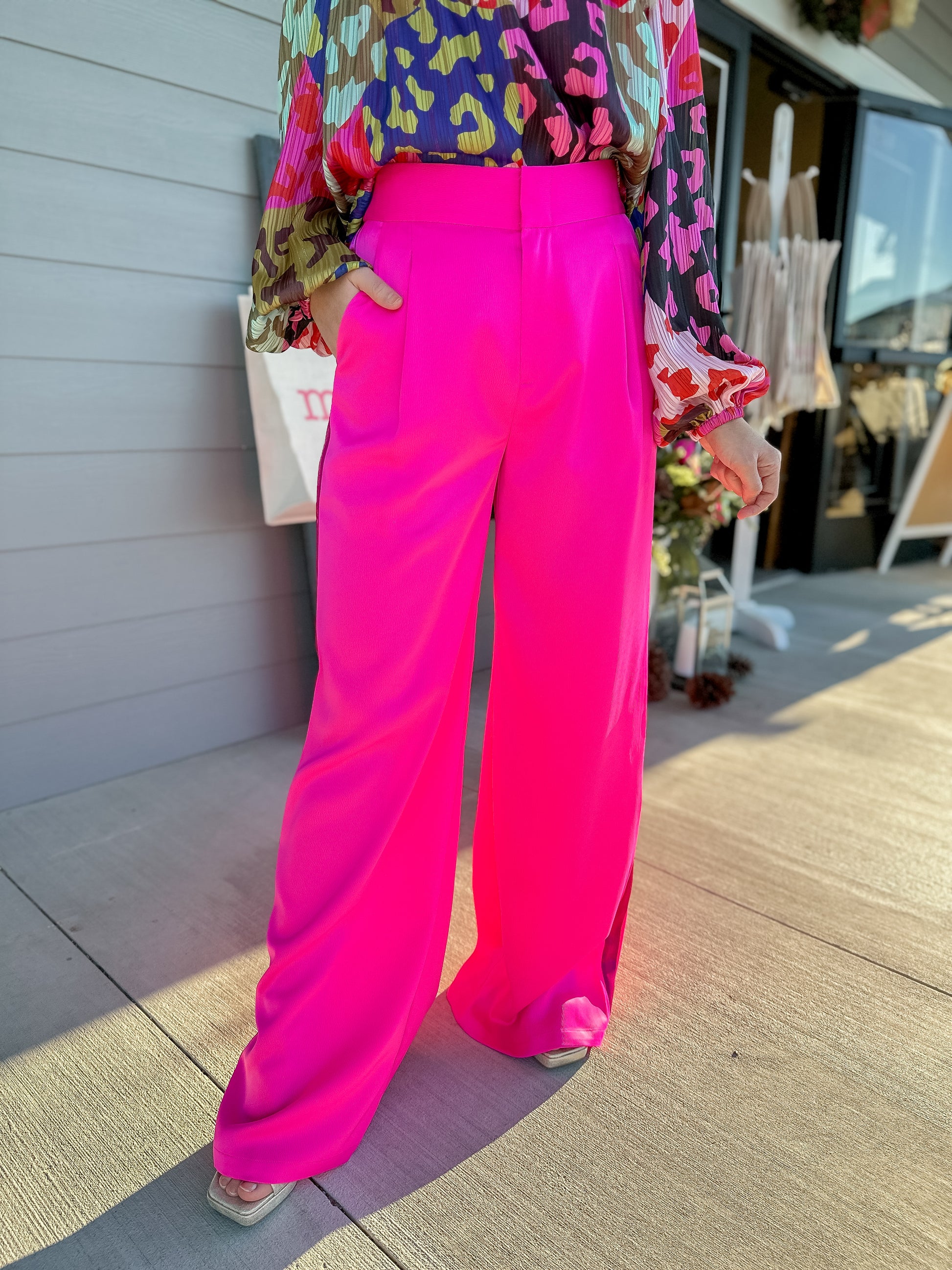 Cora Trouser in Mollie Pink