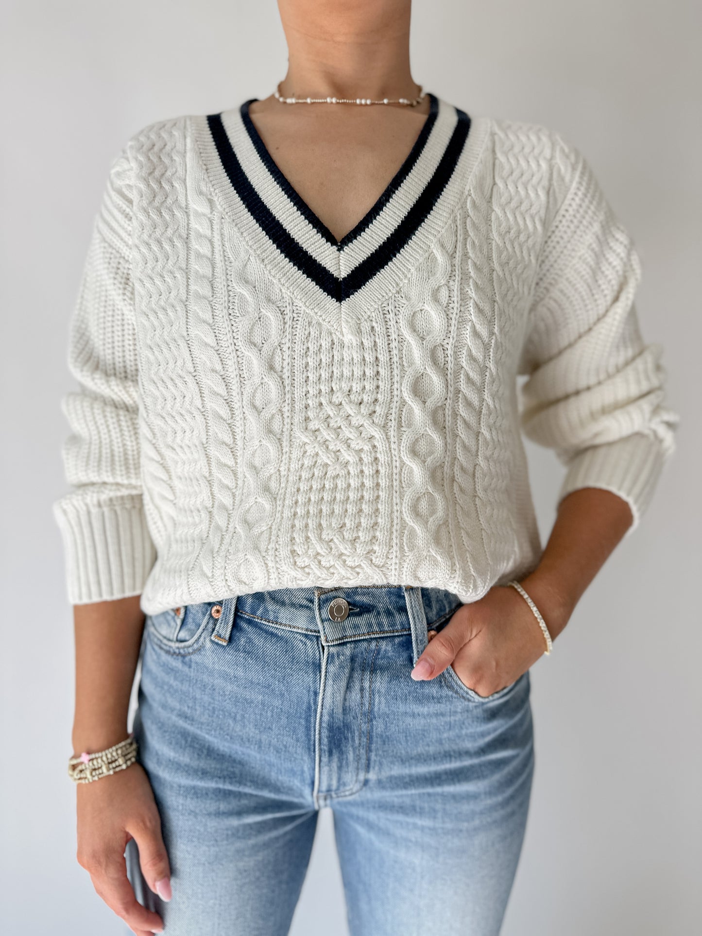 Kyla V-Neck Sweater