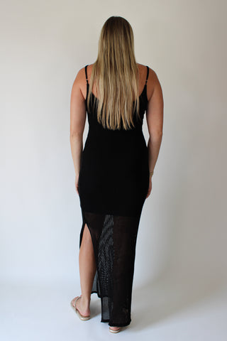 Paloma Mesh Mixed Dress
