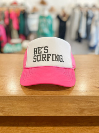 He’s Surfing Trucker Hat