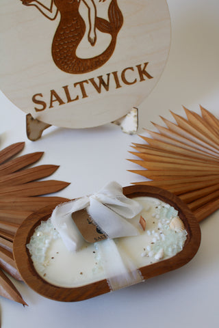 Natural Dough Bowl Candle - Salty Crush