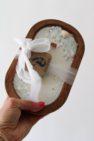 Natural Dough Bowl Candle - Salty Crush