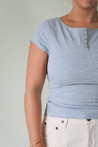 Morning Pages Henley - Heather Grey