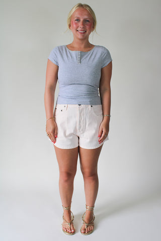 Morning Pages Henley - Heather Grey