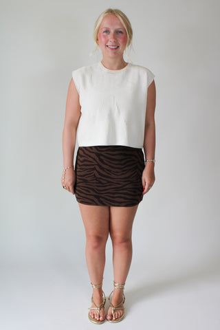 Josie Mini Skort - Wild Tiger