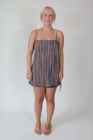 Abby Top - Sundown Stripe
