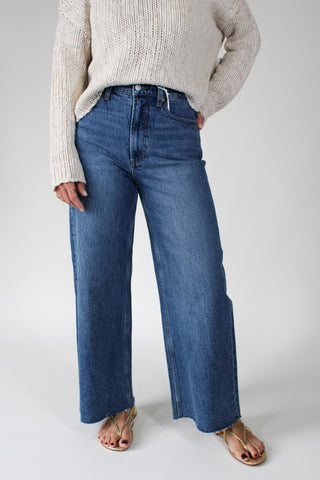 Lana Crop High Rise Ultra Wide Leg Jean - Cityscape