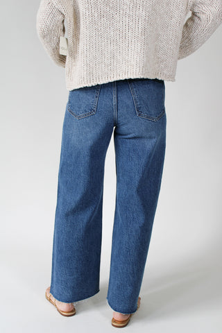 Lana Crop High Rise Ultra Wide Leg Jean - Cityscape