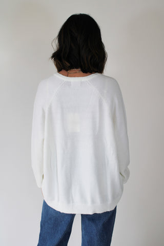 Anything Goes Sweater - Cream
