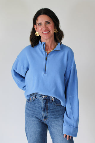 Celeste Quarterzip - Bluebell