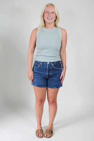 Player Racerback Rib Tank - Moonstone