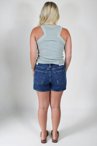 Player Racerback Rib Tank - Moonstone