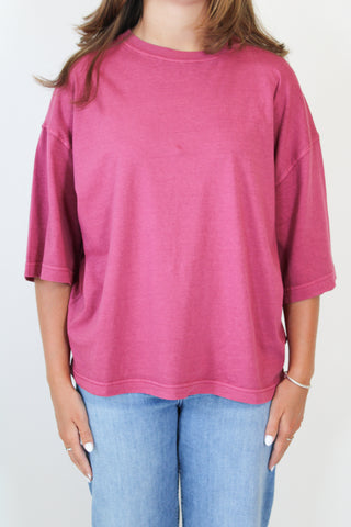 Perfect Oversized Tee - Glass Roses