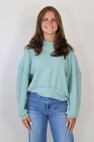 Skyline Thermal Tee - Aqua