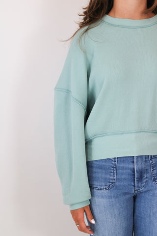 Skyline Thermal Tee - Aqua