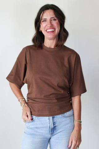 Veronica Kimono Sleeve Fitted Tee - Lindt
