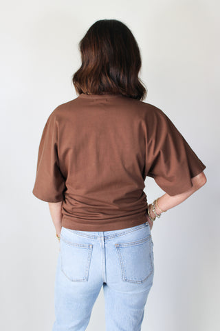 Veronica Kimono Sleeve Fitted Tee - Lindt
