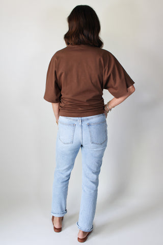 Veronica Kimono Sleeve Fitted Tee - Lindt