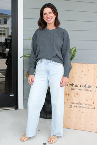 Alma Pullover - Charcoal Heather
