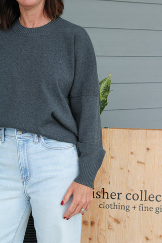 Alma Pullover - Charcoal Heather