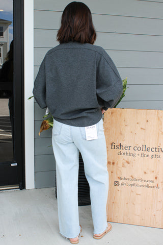 Alma Pullover - Charcoal Heather