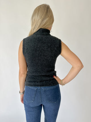 Britt Lurex Ribbed Sweater Tank