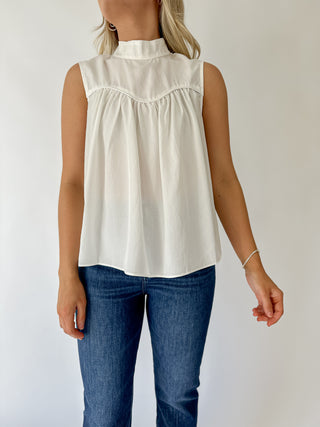 Marie Mock Neck Tank