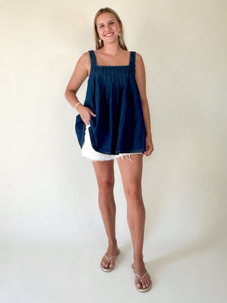 Katie Denim Tunic