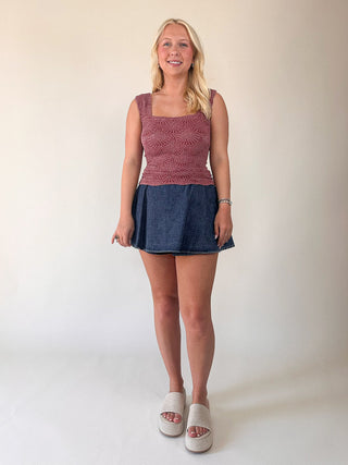 Love Letter Cami-Dreamy Mulberry