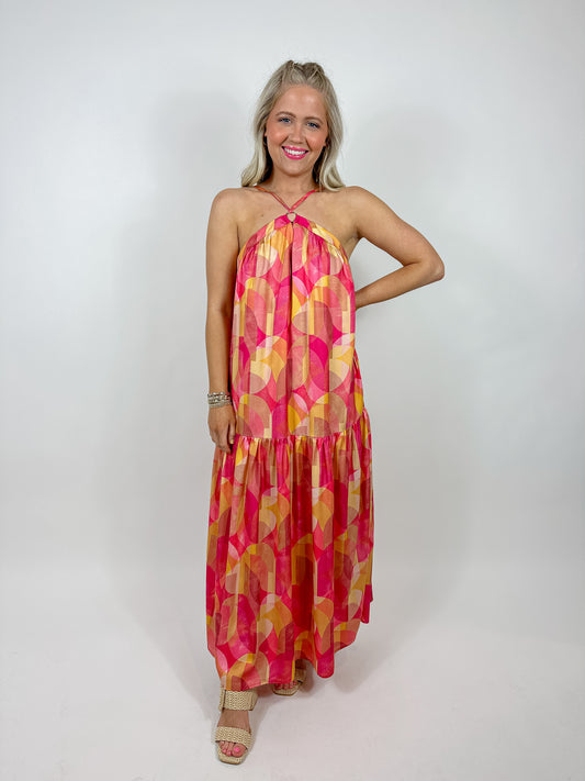 Espana Halter Maxi Dress