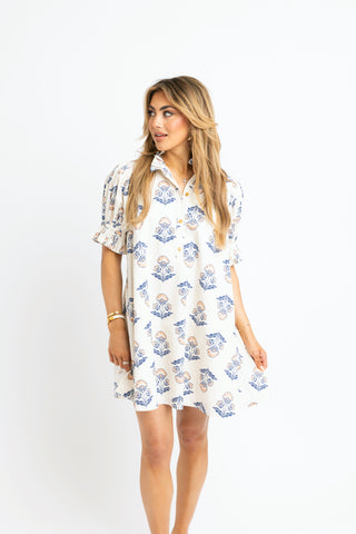 Vintage Floral Mini Dress