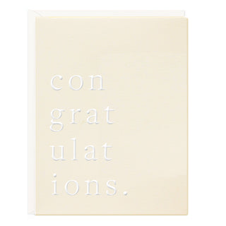 Congratulations Chic Greeting Card