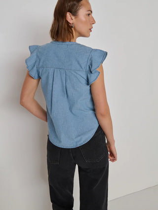 Lindsey Chambray Top
